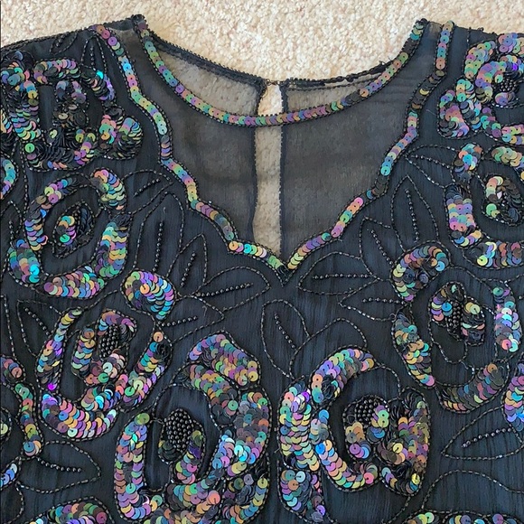 Vintage Sequin Top - Picture 3 of 9